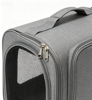 PawByLuca Cat Carrier Pet Dog Carrier Airline Approved for Puppy Cat Carrier Under 15 lbs, Collapsible Soft Sided Airline Approved Cat Carriers, Grey