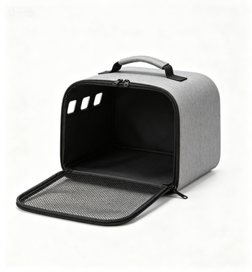 PawByLuca Cat Carrier Pet Dog Carrier Airline Approved for Puppy Cat Carrier Under 15 lbs, Collapsible Soft Sided Airline Approved Cat Carriers, Grey